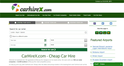 Desktop Screenshot of carhirex.com