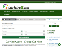 Tablet Screenshot of carhirex.com